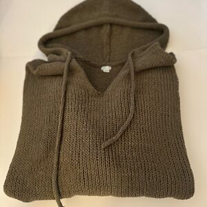 Aerie Taupe Knit Sweater